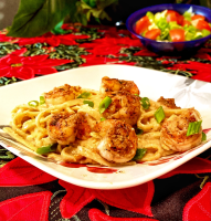 Cajun Shrimp Pasta with Alfredo Sauce Recipe | Allrecipes image