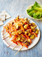 Grilled chicken kebab recipe | Jamie Oliver chicken recipes image