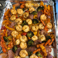 Shrimp and Vegetable Sheet Pan Dinner Recipe | Allrecipes image
