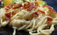 Sensational No Tomato Sauce Spaghetti Recipe - Food.com image