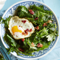 Baby Kale Breakfast Salad with Bacon & Egg Recipe | EatingWell image