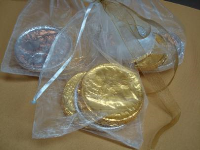 Chanukah Gelt: Chocolate Coins : Recipes : Cooking Channel ... image