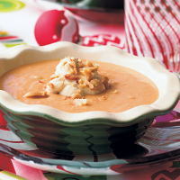 Sweet Potato Peanut Soup Recipe | MyRecipes image