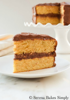 Best Yellow Birthday Cake Recipe | Serena Bakes Simply ... image