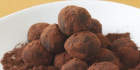 Bittersweet Chocolate Truffles Recipe | Epicurious image