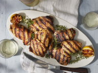 Grilled Bone-In Chicken Thighs Recipe | MyRecipes image