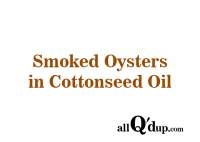 Smoked Oysters in Cottonseed Oil | All Qd Up image