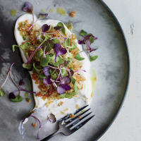 Quinoa with Yogurt and Sprouts Recipe | Food & Wine image