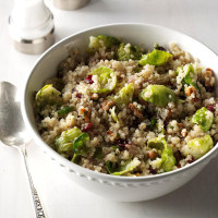 Brussels Sprouts & Quinoa Salad Recipe: How to Make It image