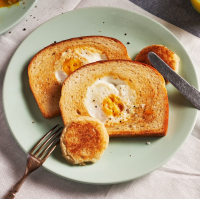 Best Eggs In A Basket Recipe - How To Make Eggs In A Basket image