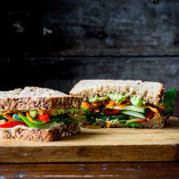 Veggie & Hummus Sandwich Recipe | EatingWell image