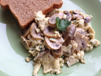 Scrambled Eggs with Mushrooms Recipe | Allrecipes image