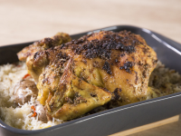 Oven-Roasted Whole Chicken with Rice and Potatoes | So ... image