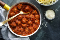 Turkey Meatballs in Tomato Sauce Recipe - NYT Cooking image