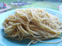 Buttery Angel Hair Pasta With Parmesan Cheese Recipe ... image