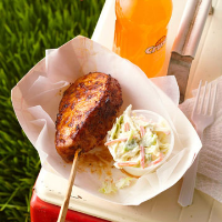 Spice-Rubbed Grilled Pork Chops on a Stick | Midwest Living image
