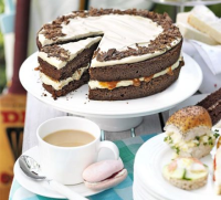 Chocolate caramel cake recipe | BBC Good Food image