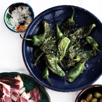 Blistered Padrón Peppers Recipe | Epicurious image