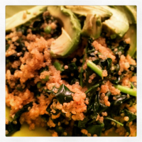 Garlic Kale Quinoa Recipe | Allrecipes image