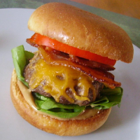 Peanut Butter Bacon Burger Recipe | Allrecipes image