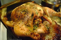 Roasted Oven Stuffer Chicken Recipe by Catherine ... image