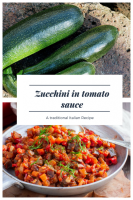 Zucchini in Tomato Sauce Traditional Italian Recipe image