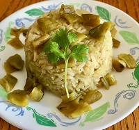 Green Rice with Poblano Chiles Recipe | Allrecipes image