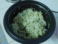 Mexican Green Rice (Rice Cooker) | Just A Pinch Recipes image
