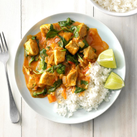 Chicken & sweet potato curry recipe | BBC Good Food image