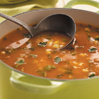 Fresh Corn and Tomato Soup Recipe: How to Make It image