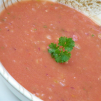 GAZPACHO USING CANNED TOMATOES RECIPES