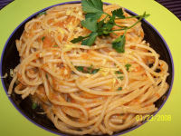 Spaghetti with Sweet Red Pepper Sauce Recipe - Food.com image