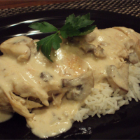 Mushroom Chicken in Sour Cream Sauce Recipe | Allrecipes image