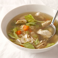 Chicken Stock and Chicken Noodle Soup Recipe | MyRecipes image