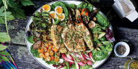 Grilled Halibut Niçoise Salad with Market Vegetables ... image