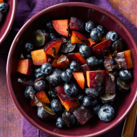 Purple Fruit Salad Recipe | EatingWell image