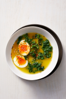Ginger-Miso Broth With Wilted Greens Recipe | Real Simple image