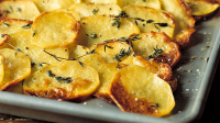 Baked Potato Slices Recipe | Martha Stewart image