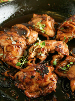 Balsamic Chicken Thighs With Fig Jam image