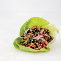Pork Larb Lettuce Wrap Recipe - Ryan Lowder | Food & Wine image