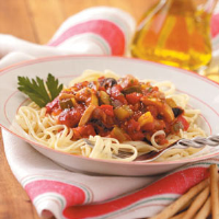 PASTA IN RED SAUCE WITH VEGETABLES RECIPES