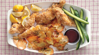 Baked Fish and Chips Recipe | Martha Stewart image