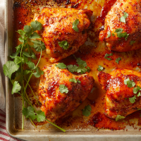 Honey-Harissa Chicken Thighs Recipe | EatingWell image