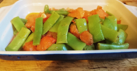 Italian Flat Green Beans With Tomatoes and Garlic Recipe ... image