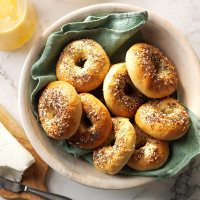 Honey Bagels Recipe: How to Make It - Taste of Home image