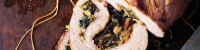 Chard and Mushroom-Stuffed Breast of Veal Recipe | Epicurious image