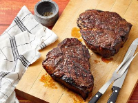 Hickory-Smoked Porterhouse Steaks Recipe | Food Network ... image