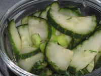 Simply Marinated Cucumbers Recipe - Food.com image