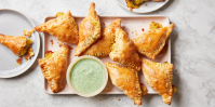 Baked Cheesy Samosa Puffs Recipe | Epicurious image