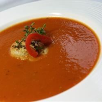 Roasted Red Pepper and Tomato Soup Recipe | Allrecipes image
